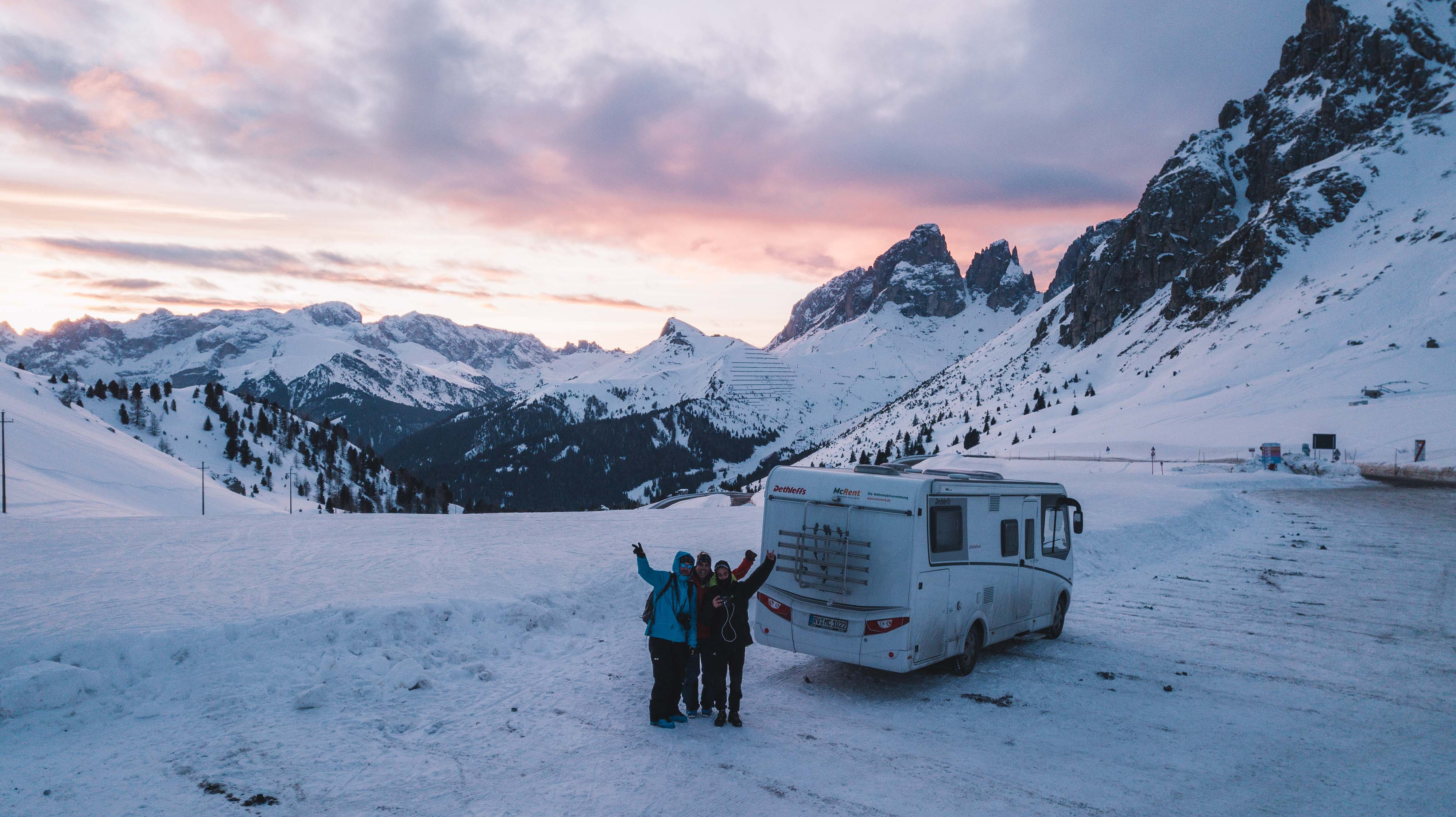 <p>Wohnmobil meets Winterwonderland</p>